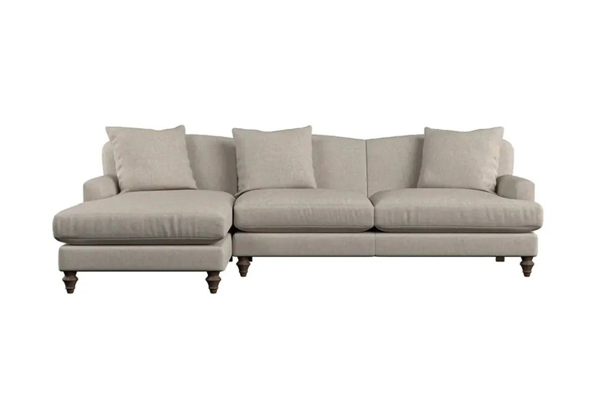 Sofa Collections^Nkuku Deni Large Left Hand Chaise Sofa Brera Linen Natural