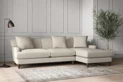 Sofa Collections^Nkuku Deni Large Right Hand Chaise Sofa Brera Linen Natural