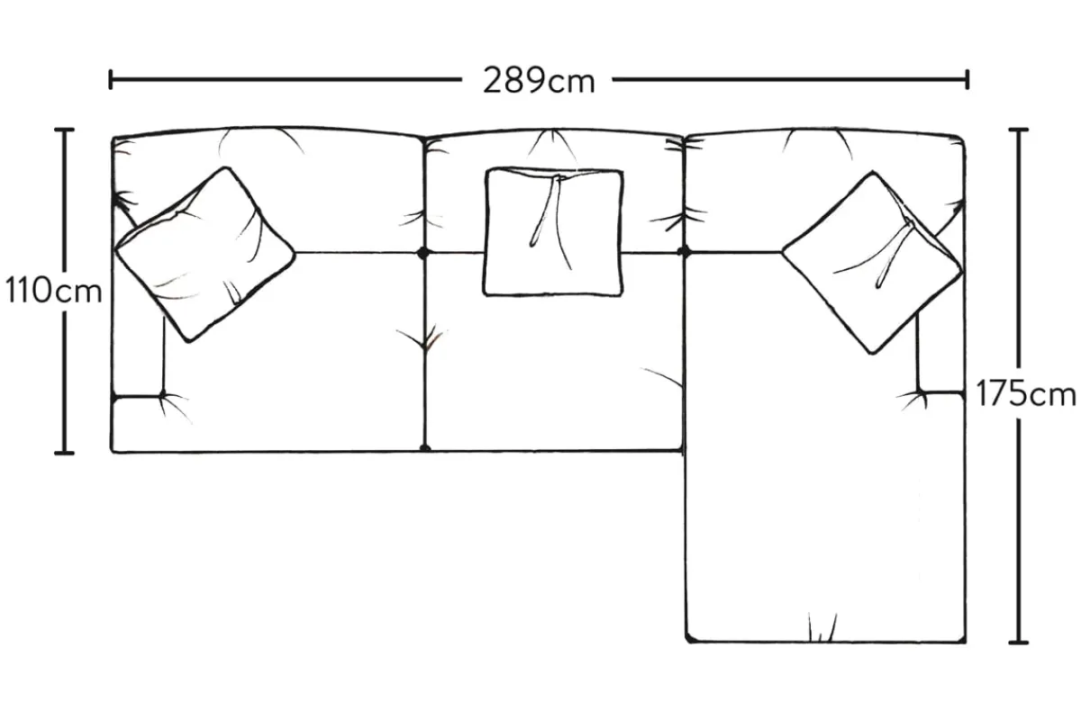 Sofa Collections^Nkuku Deni Large Right Hand Chaise Sofa Brera Linen Natural