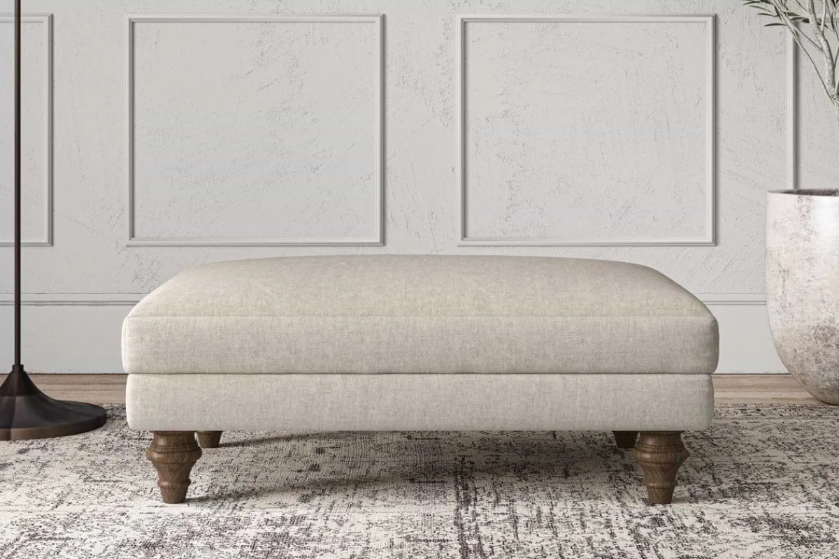 Made To Order Armchairs|Sofa Collections^Nkuku Deni Medium Footstool Brera Linen Natural