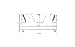 Sofa Collections^Nkuku Deni Small Sofa Brera Linen Natural