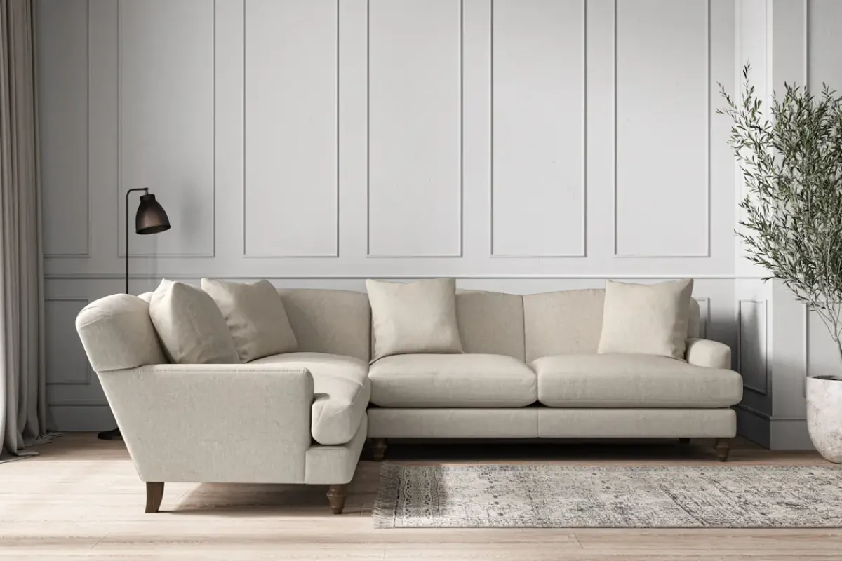 Corner Sofas|Sofa Collections^Nkuku Deni Super Grand Left Hand Corner Sofa Brera Linen Natural