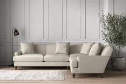Corner Sofas|Sofa Collections^Nkuku Deni Super Grand Right Hand Corner Sofa Brera Linen Natural