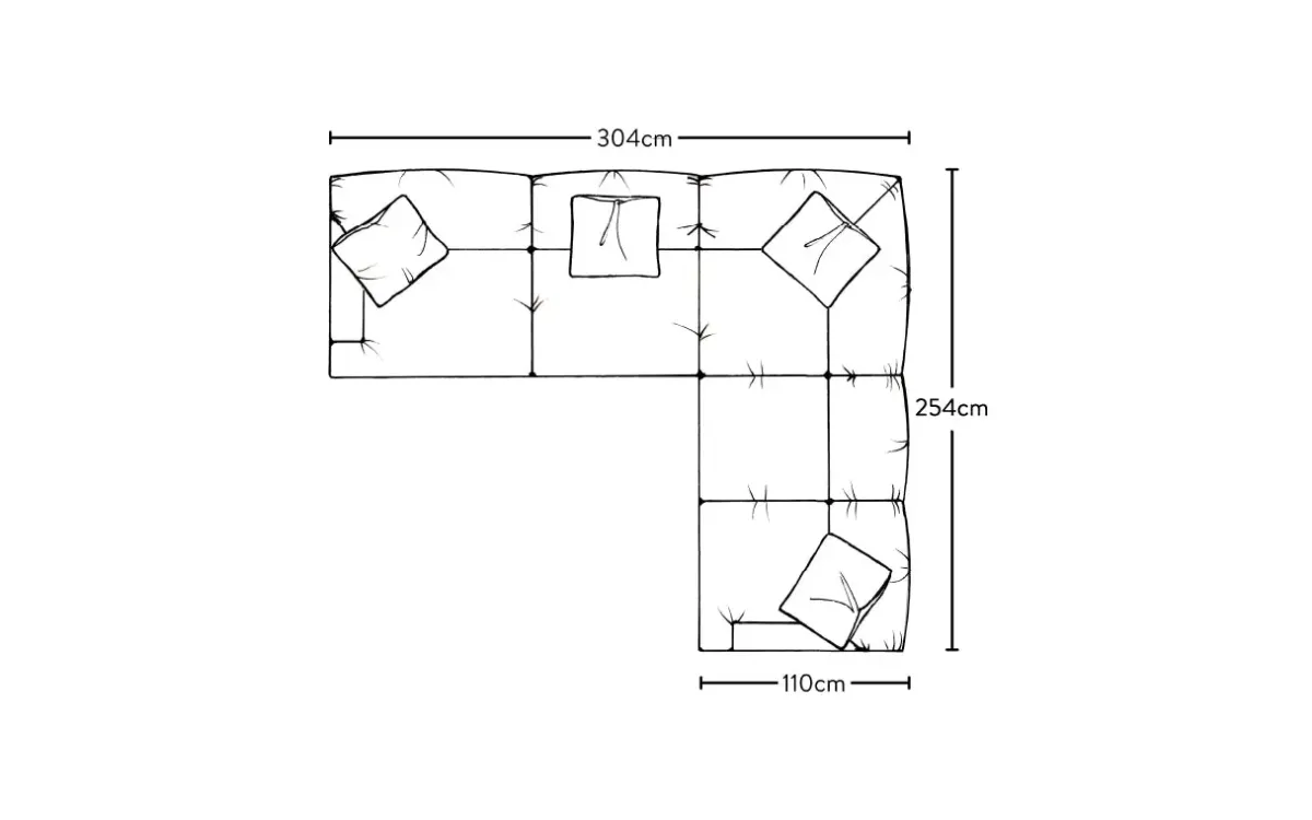 Corner Sofas|Sofa Collections^Nkuku Deni Super Grand Right Hand Corner Sofa Brera Linen Natural