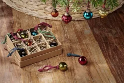 Baubles & Tree Decorations|Bright Christmas^Nkuku Dew Drop Baubles - - (Set of 12) Mixed Antique