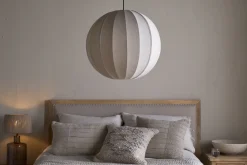 Lampshades|Pendant Shades^Nkuku Dharini Linen Lampshade - Natural