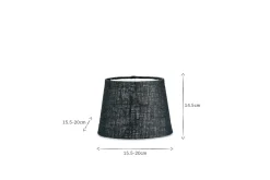 Lampshades|Table Lamps^Nkuku Dia Jute Lampshade - Ink