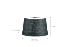 Lampshades|Table Lamps^Nkuku Dia Jute Lampshade - Ink