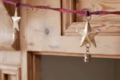 Wreaths & Garlands|New Christmas^Nkuku Didi Star Garland - Antique Brass