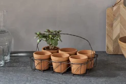 Garden Planters|Indoor Planters^Nkuku Dilipa Terracotta Multi Planter - Terracotta