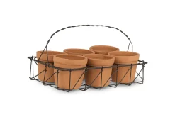 Garden Planters|Indoor Planters^Nkuku Dilipa Terracotta Multi Planter - Terracotta