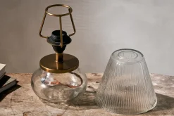 Table Lamps^Nkuku Dimalai Recycled Glass Table Lamp - Clear