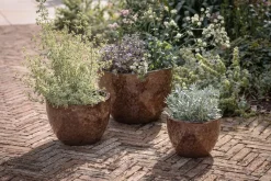 Garden Planters|Garden Décor^Nkuku Dunai Terracotta Planter - Brown