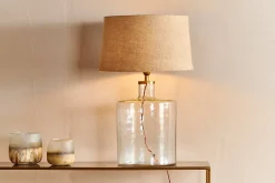 Bedside Lamps|Table Lamps^Nkuku Edina Recycled Glass Table Lamp - - Large Clear