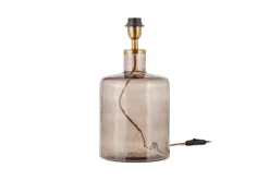 Bedside Lamps|Table Lamps^Nkuku Edina Recycled Glass Table Lamp - - Small Smoke Brown