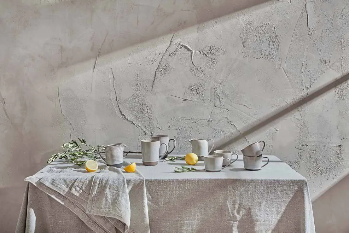 Mugs^Nkuku Edo Large Mug - (Set of 2) Slate