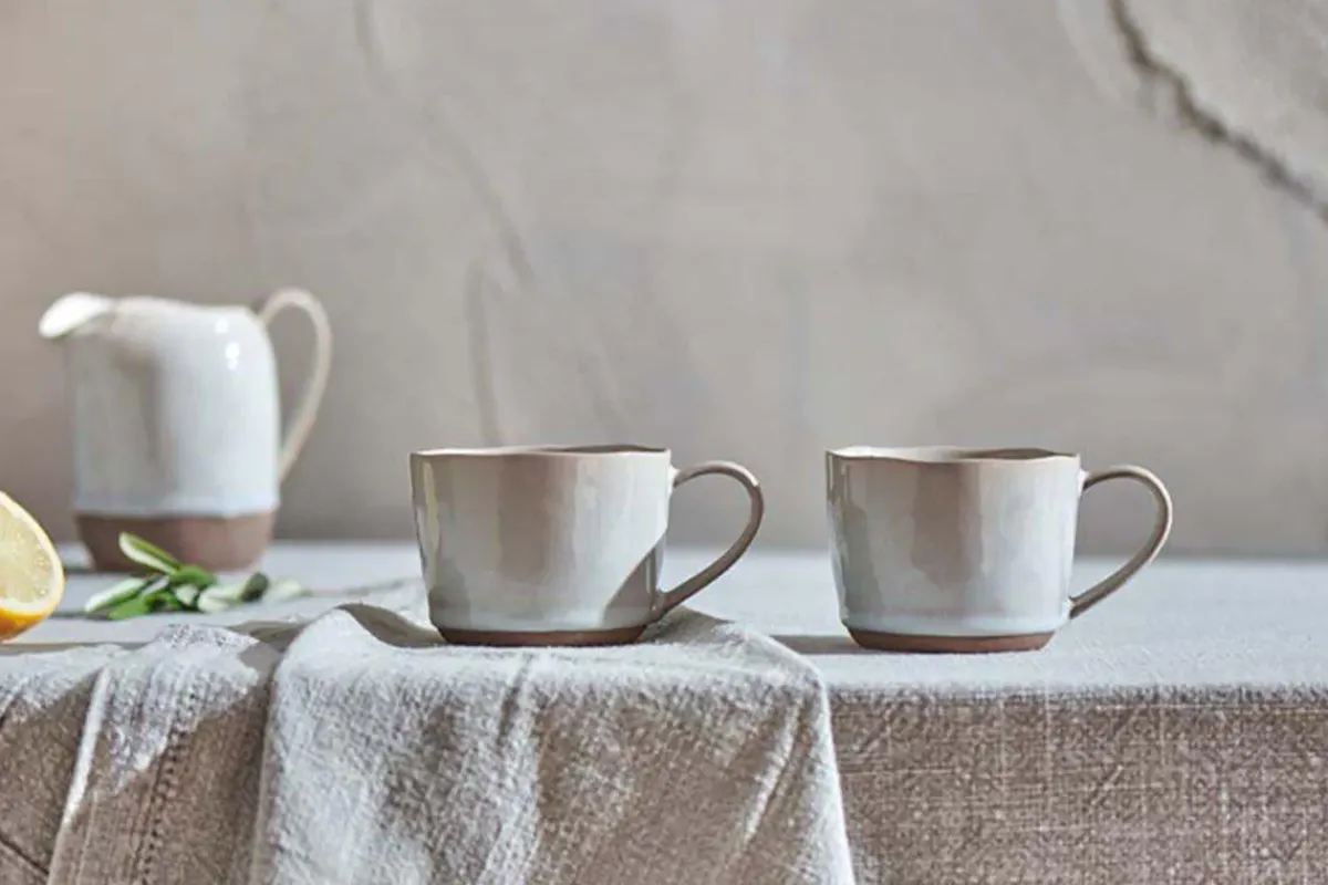 Mugs^Nkuku Edo Small Mug - Terracotta (Set of 2)