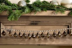 Wreaths & Garlands|Bright Christmas^Nkuku Ekiti Bauble Garland - Antique Gold