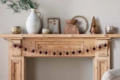 Baubles & Tree Decorations|New Christmas^Nkuku Ekiti Bauble Garland - Ruby & Copper