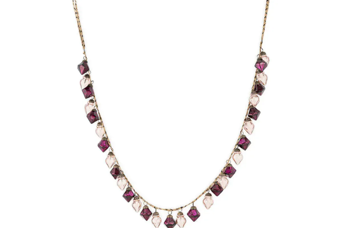 Baubles & Tree Decorations|New Christmas^Nkuku Ekiti Bauble Garland - Ruby & Copper