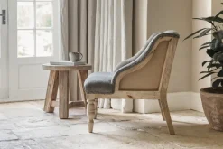 Bedroom|Living^Nkuku Elbu Deconstructed Jacquard Weave Armchair - Charcoal