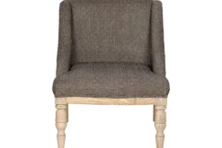 Bedroom|Living^Nkuku Elbu Deconstructed Jacquard Weave Armchair - Charcoal