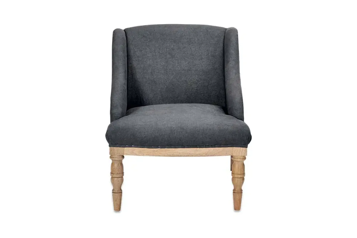 Bedroom|Living^Nkuku Elbu Deconstructed Linen Armchair - Charcoal