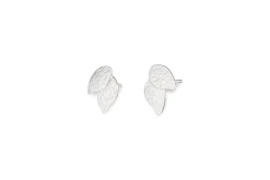 Jewellery & Jewellery Boxes|Jewellery^Nkuku Elina Double Leaf Earrings - Silver