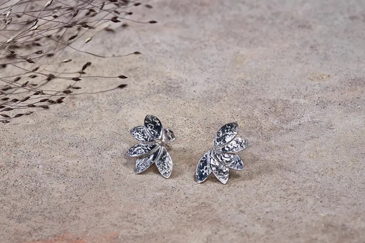 Jewellery & Jewellery Boxes|Jewellery^Nkuku Elina Earrings - Silver