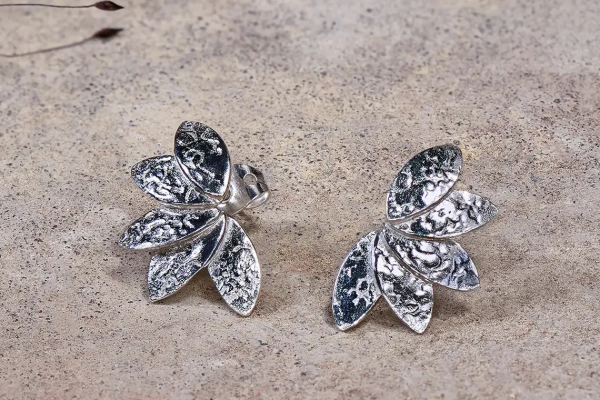 Jewellery & Jewellery Boxes|Jewellery^Nkuku Elina Earrings - Silver