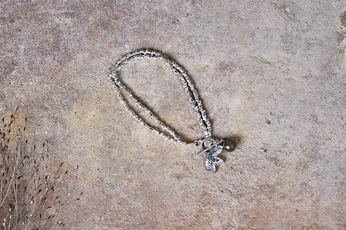 Jewellery & Jewellery Boxes|Jewellery^Nkuku Elina Labradorite Bracelet - Silver