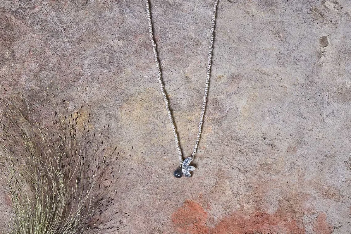 Jewellery & Jewellery Boxes|Jewellery^Nkuku Elina Labradorite Necklace - Silver