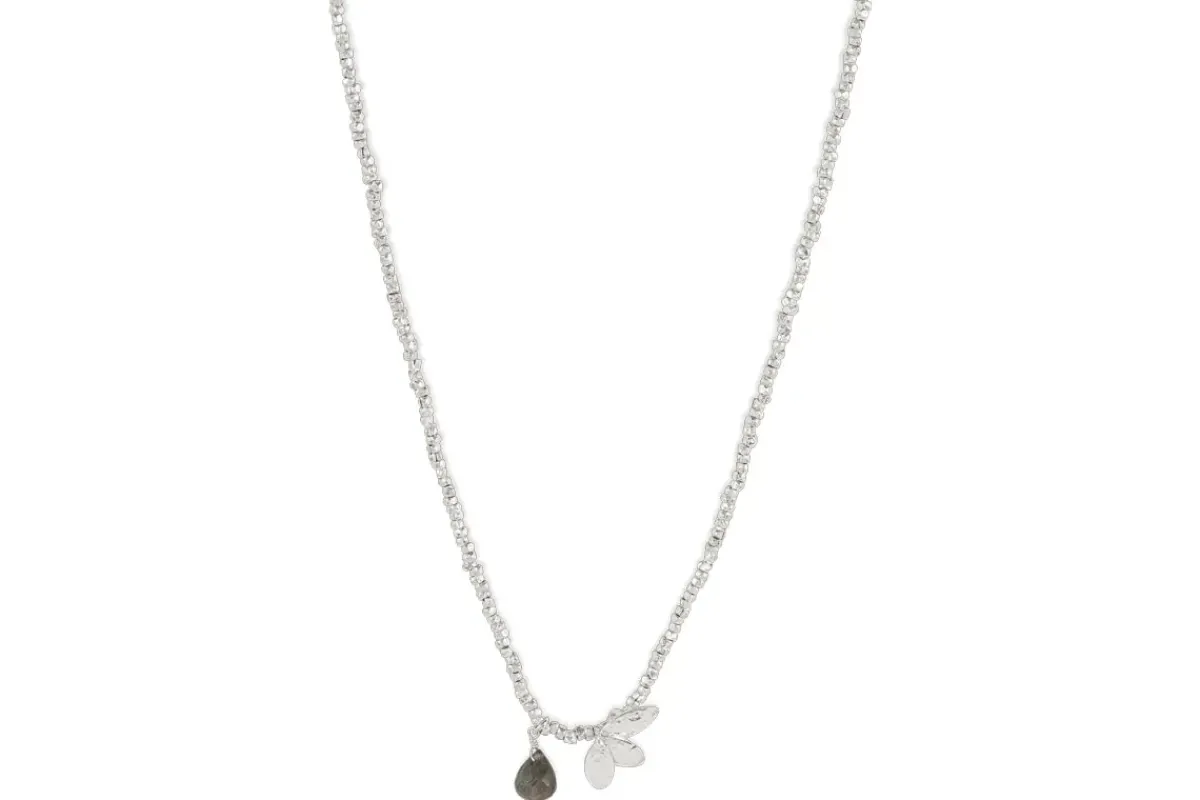 Jewellery & Jewellery Boxes|Jewellery^Nkuku Elina Labradorite Necklace - Silver