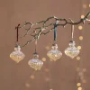 Candles & Candleholders|Baubles & Tree Decorations^Nkuku Eliza Baubles - Gold Luster (Set of 4)