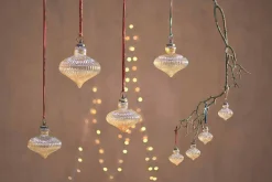 Candles & Candleholders|Baubles & Tree Decorations^Nkuku Eliza Baubles - Gold Luster (Set of 4)