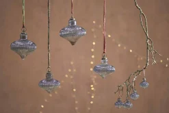 Giant Baubles|Baubles & Tree Decorations^Nkuku Eliza Giant Bauble - Grey Luster