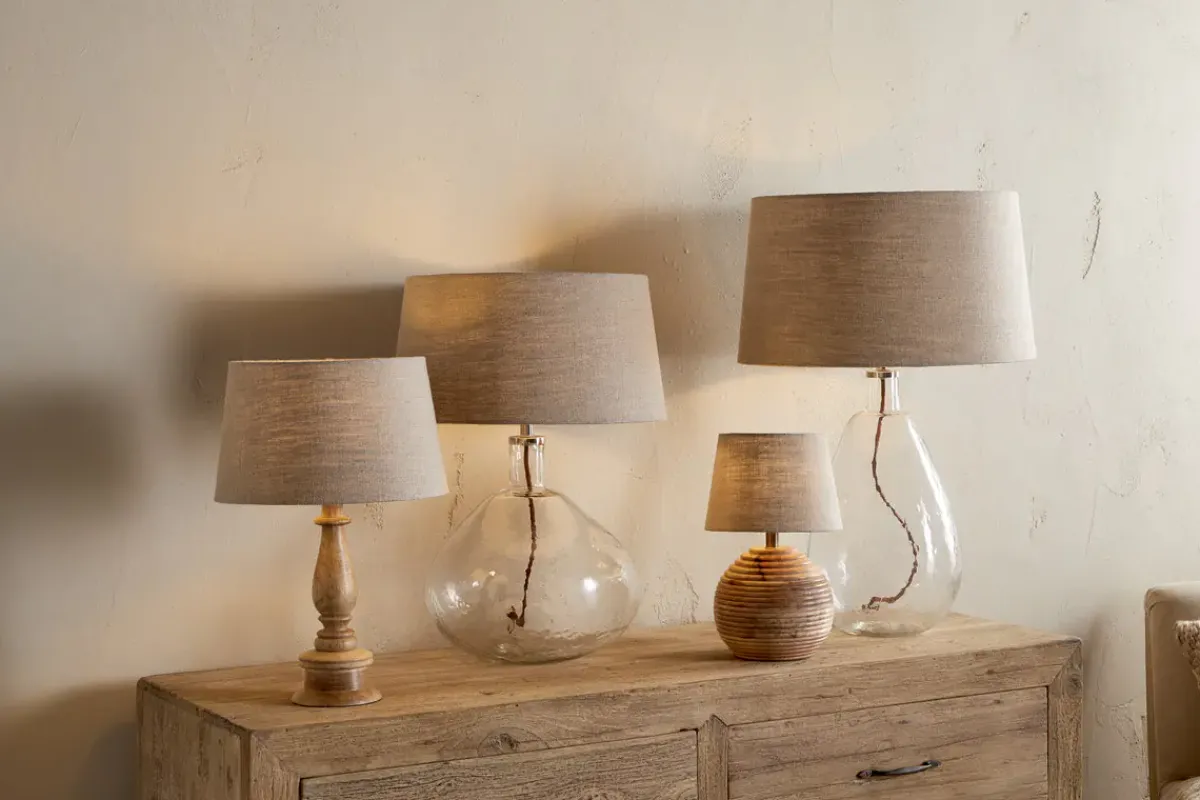 Lampshades^Nkuku Embaata Linen Lampshade - Natural