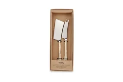 Serving Cutlery|Cheese Board & Knives^Nkuku Ena Cheese Knife Set - Brushed Gold (Set of 2)