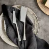 Serving Cutlery|Cheese Board & Knives^Nkuku Ena Cheese Knife Set - Brushed Silver (Set of 2)