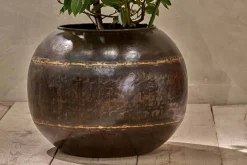 Decorative Home Accessories|Indoor Planters^Nkuku Endo Reclaimed Iron Globe Planter