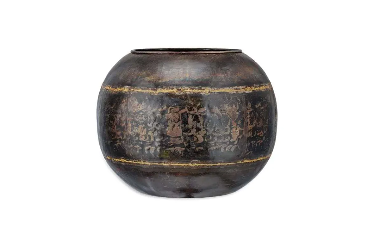 Decorative Home Accessories|Indoor Planters^Nkuku Endo Reclaimed Iron Globe Planter