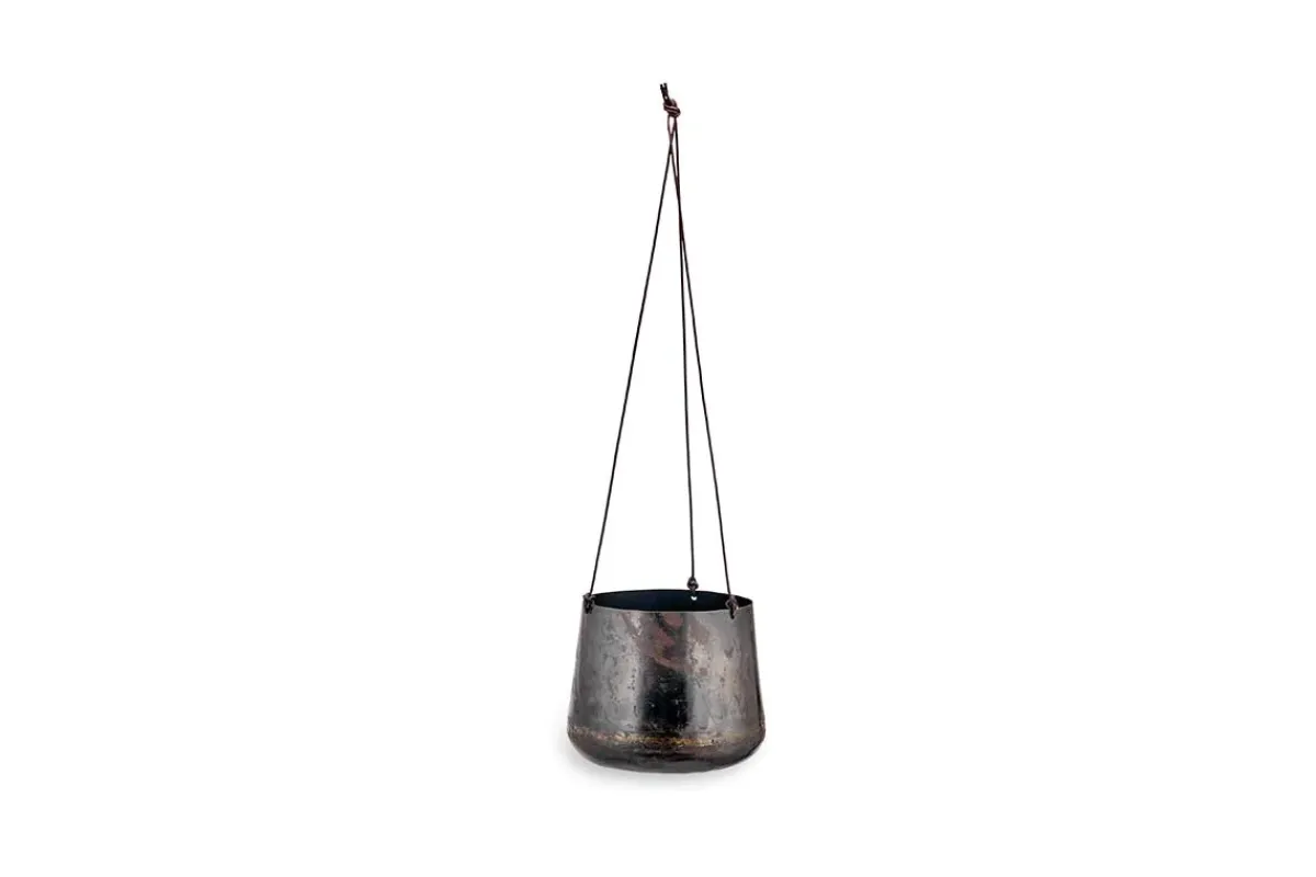 Decorative Home Accessories|Hanging Planters^Nkuku Endo Reclaimed Iron Hanging Planter