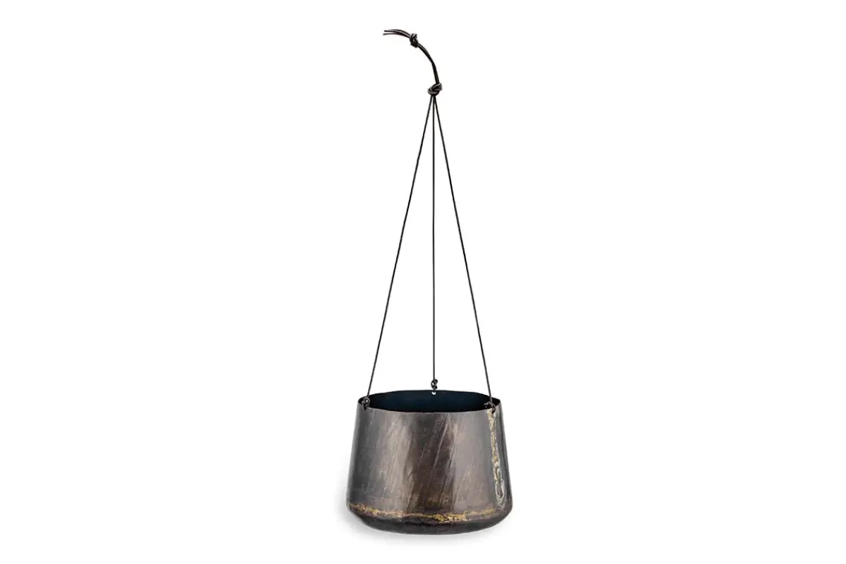 Decorative Home Accessories|Hanging Planters^Nkuku Endo Reclaimed Iron Hanging Planter