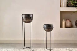 Decorative Home Accessories|Indoor Planters^Nkuku Endo Reclaimed Iron Planter Stand