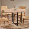 Kitchen & Dining|Dining Tables^Nkuku Fia Mango Wood Round Dining Table