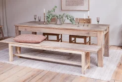 Hallway & Bootroom|Bedroom^Nkuku Fioni Reclaimed Wood Bench - Natural