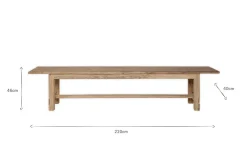 Hallway & Bootroom|Bedroom^Nkuku Fioni Reclaimed Wood Bench - Natural