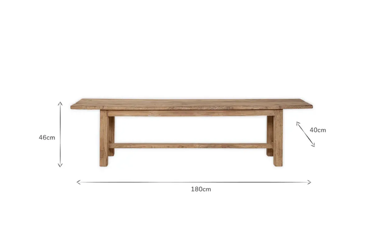Hallway & Bootroom|Bedroom^Nkuku Fioni Reclaimed Wood Bench - Natural