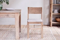 Kitchen & Dining|Dining Chairs & Benches^Nkuku Fioni Reclaimed Wood Dining Chair - Natural