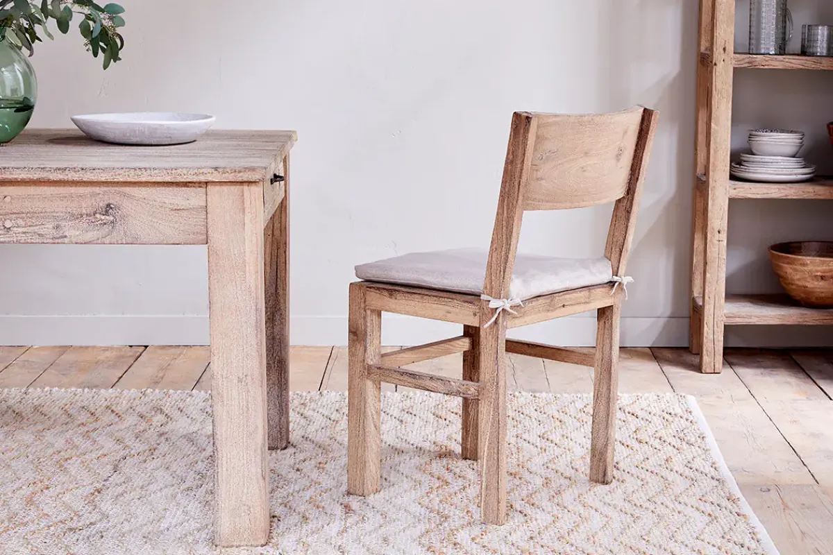 Kitchen & Dining|Dining Chairs & Benches^Nkuku Fioni Reclaimed Wood Dining Chair - Natural